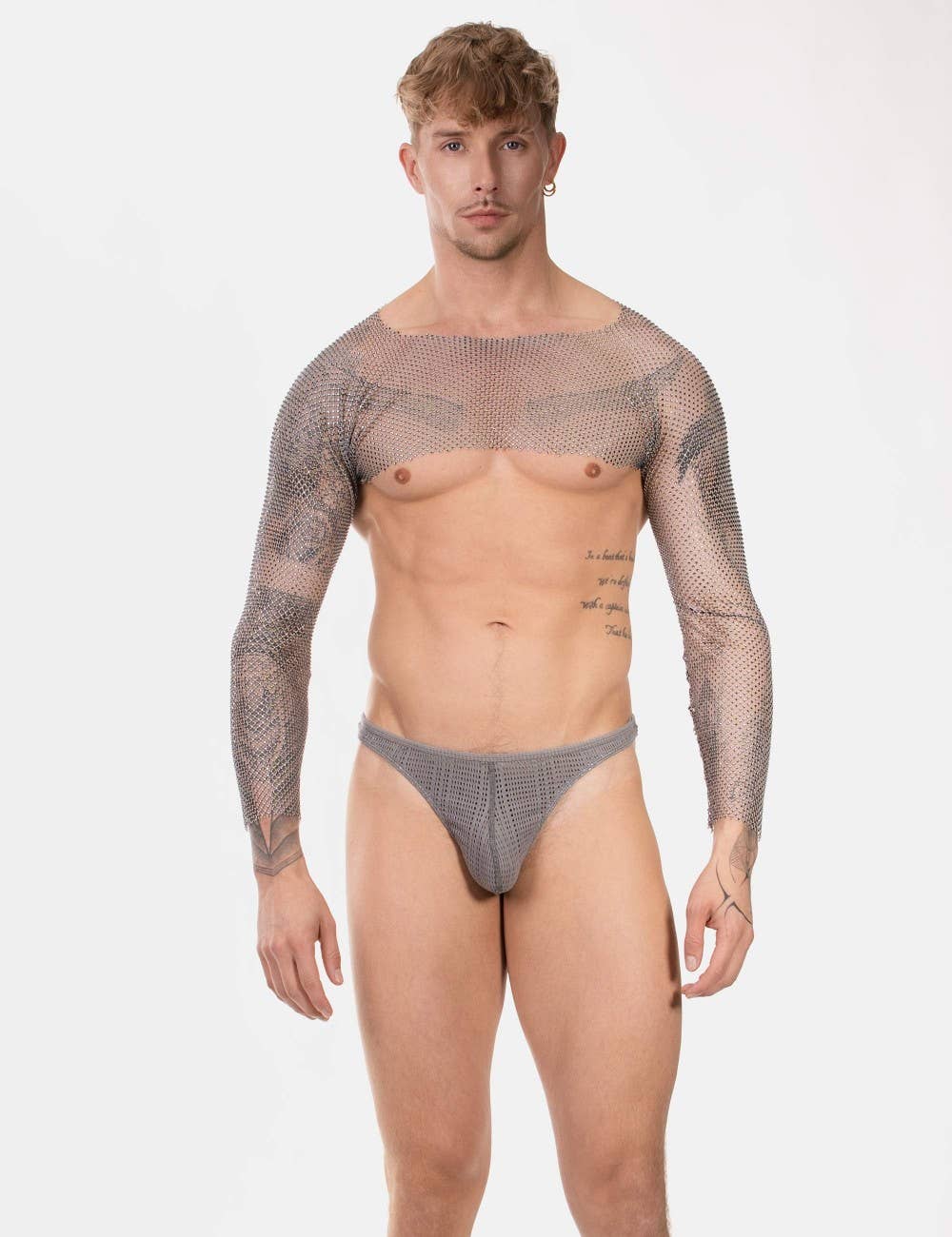 Stoftex LDA - Venta al por mayor Camiseta de tirantes - Hombre - Bolero Blinky de manga larga en red brillante9