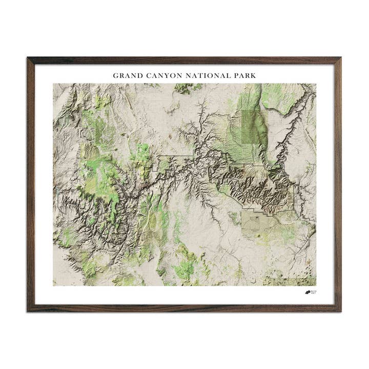 Grand Canyon Relief Map for wholesale by Muir Way