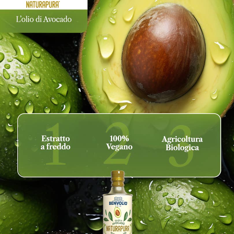 BENVOLIO.BIO by Wizebite S.r.l. SB - Wholesale Cooking Oil - BENVOLIO Naturapura Avocado Oil for High-Heat Cooking 500ml1