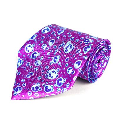 White Blood Cell Necktie for wholesale by Vivid Biology