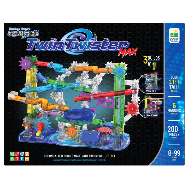 Techno Gears Marble Mania - TwinTwister Max (200+ pcs) (NEW) for wholesale by The Learning Journey