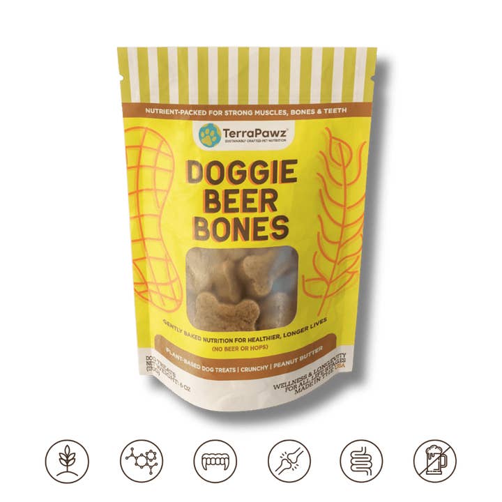 TerraPawz - Wholesale Pet Treats - Dog - Doggie Beer Bones 6-pack (36-oz)1