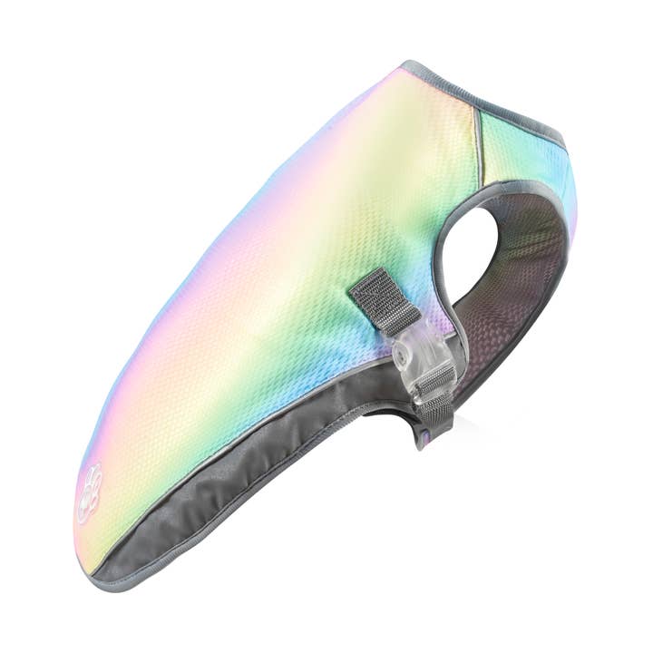 Arcobaleno Gilet rinfrescante per cani Chill Seeker (arcobaleno) in vendita all'ingrosso su Faire0