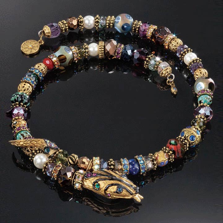 Collier Déclaration Serpent Snake N701 pour la vente par Sweet Romance Jewelry