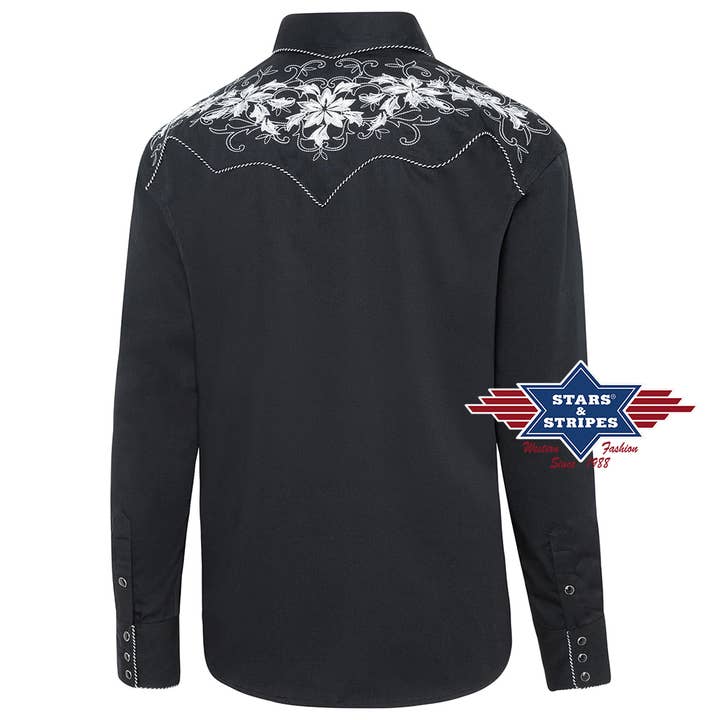 Stars & Stripes® – Großhandel Hemd mit Button-down-Kragen – Herren – Westernhemd - Garth
