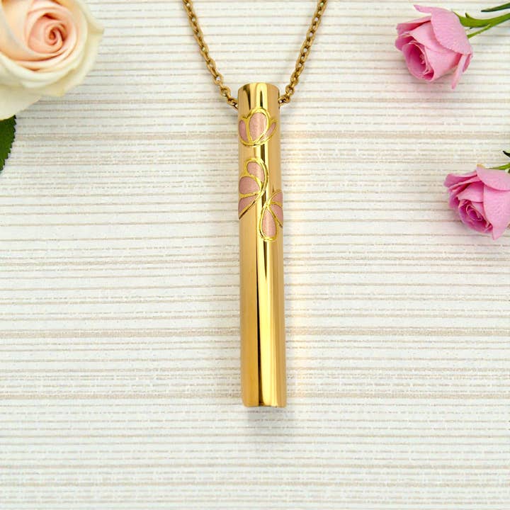 ChaLuMu Gold Jasmine Breathing Necklace for wholesale by ChaLuMu