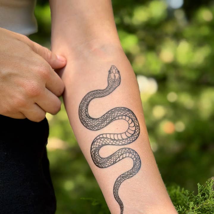 Garden Snake Temporary Tattoo and other Purchase Wholesale hawk. Free Returns & Net 60 Terms on Faire trending on Faire.