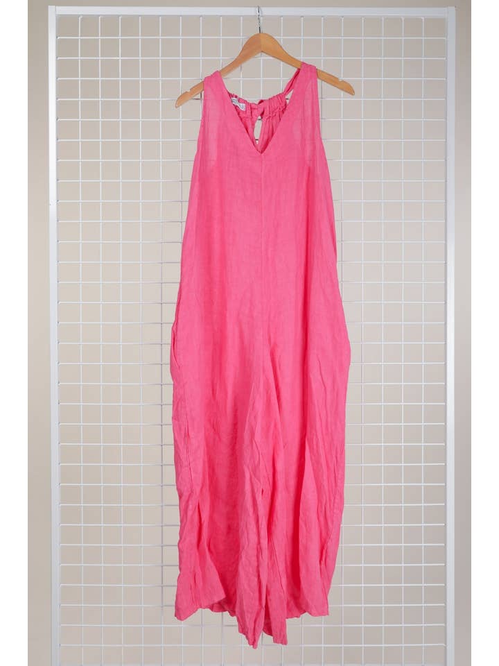 la maison des fibres naturelles - Wholesale Jumpsuit - Women's - Sleeveless jumpsuit in 100% linen 6201443