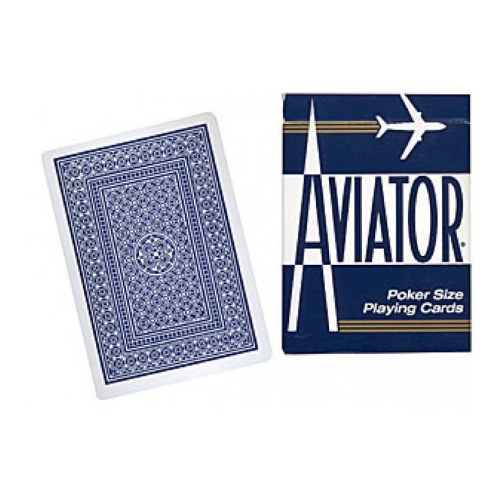 Cardshouse - Wholesale Playing Cards - Aviator Jumbo Poker Cards (Blue)3