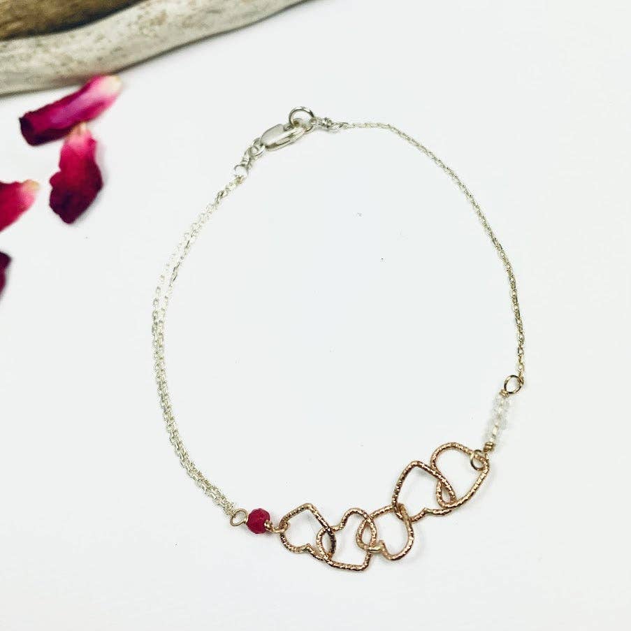 Laura J Designs - Wholesale Link & Chain Bracelet - Heartbeat Bracelet2