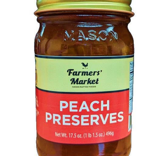 Merchandise Unlimited - Wholesale Preserves - Farmers' Market Preserves, Peach, Apple, and Pumpkin,16oz