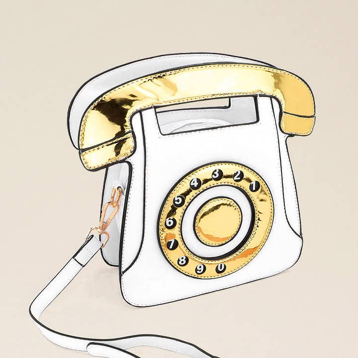 Sensibling Corp. - Wholesale Crossbody Bag - Women's - Telephone Shaped Crossbody Handbag