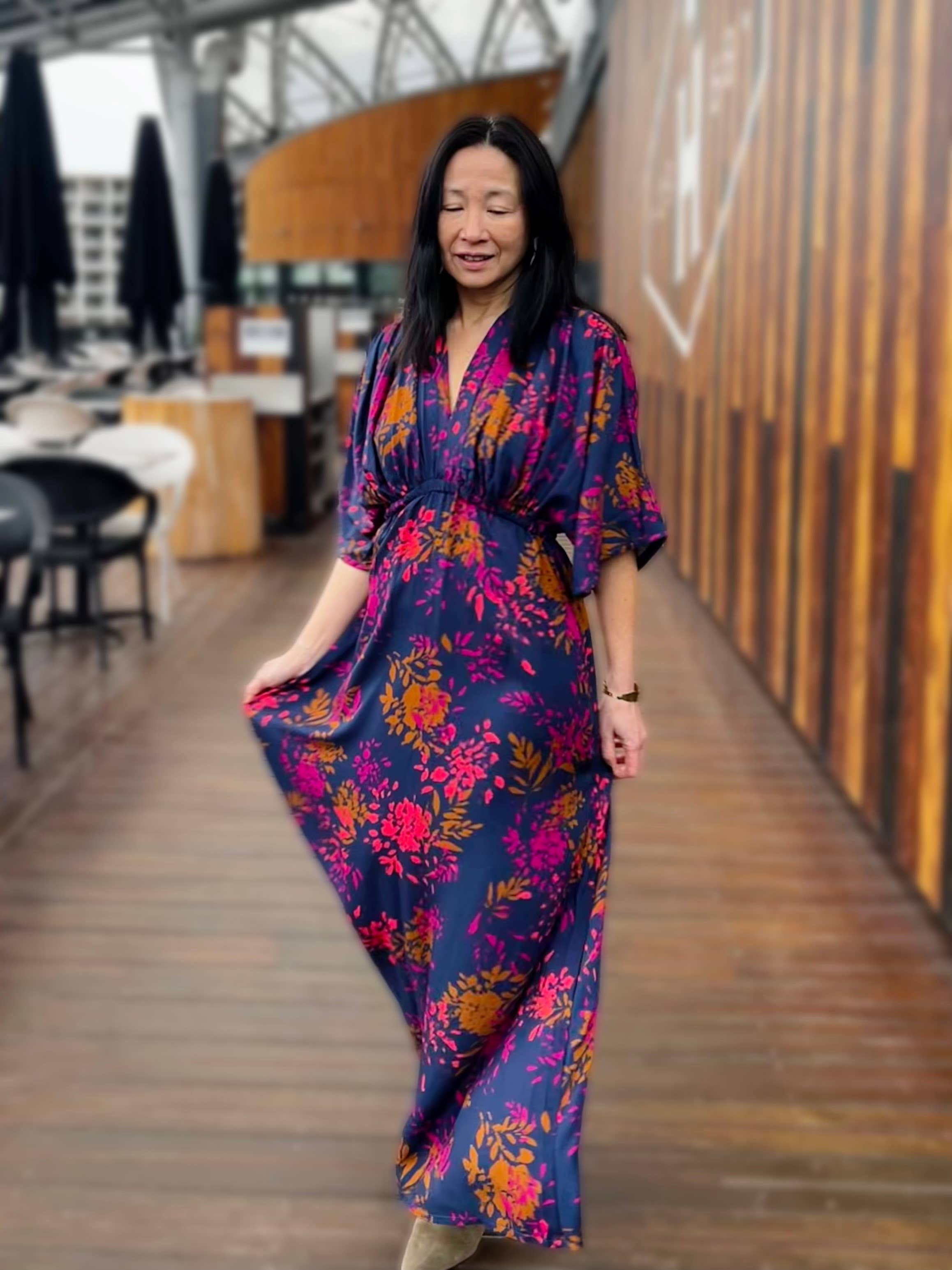 MY DRESS MADE - Wholesale Fabric - ELENA viscose twill fabric - Printed in France2