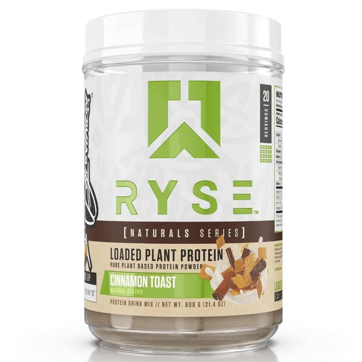 L&F Universal Goods – wholesale Protein/superfood powder – Ryse Loaded Plant Protein Powder - 20 SRV. - Cinnamon Toast