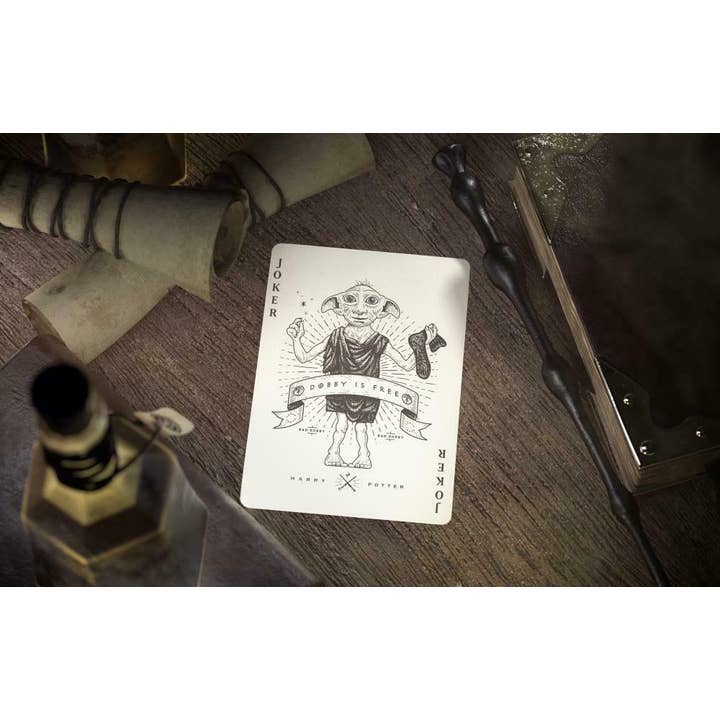 Cardshouse - Vente Jeu de cartes - Cartes à jouer Harry Potter Hufflepuff jaunes Theory113