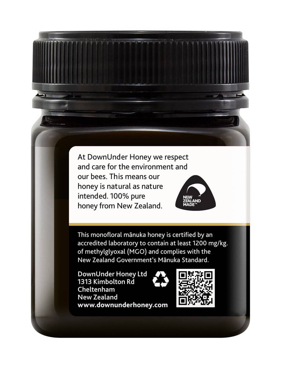 Downunder Honey – wholesale Honung – UMF 25+ Manukahonung (MGO 1200+) 250 g2