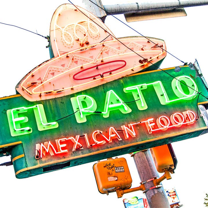 South Austin Gallery - Wholesale Coasters - El Patio Restaurant Ceramic Coaster