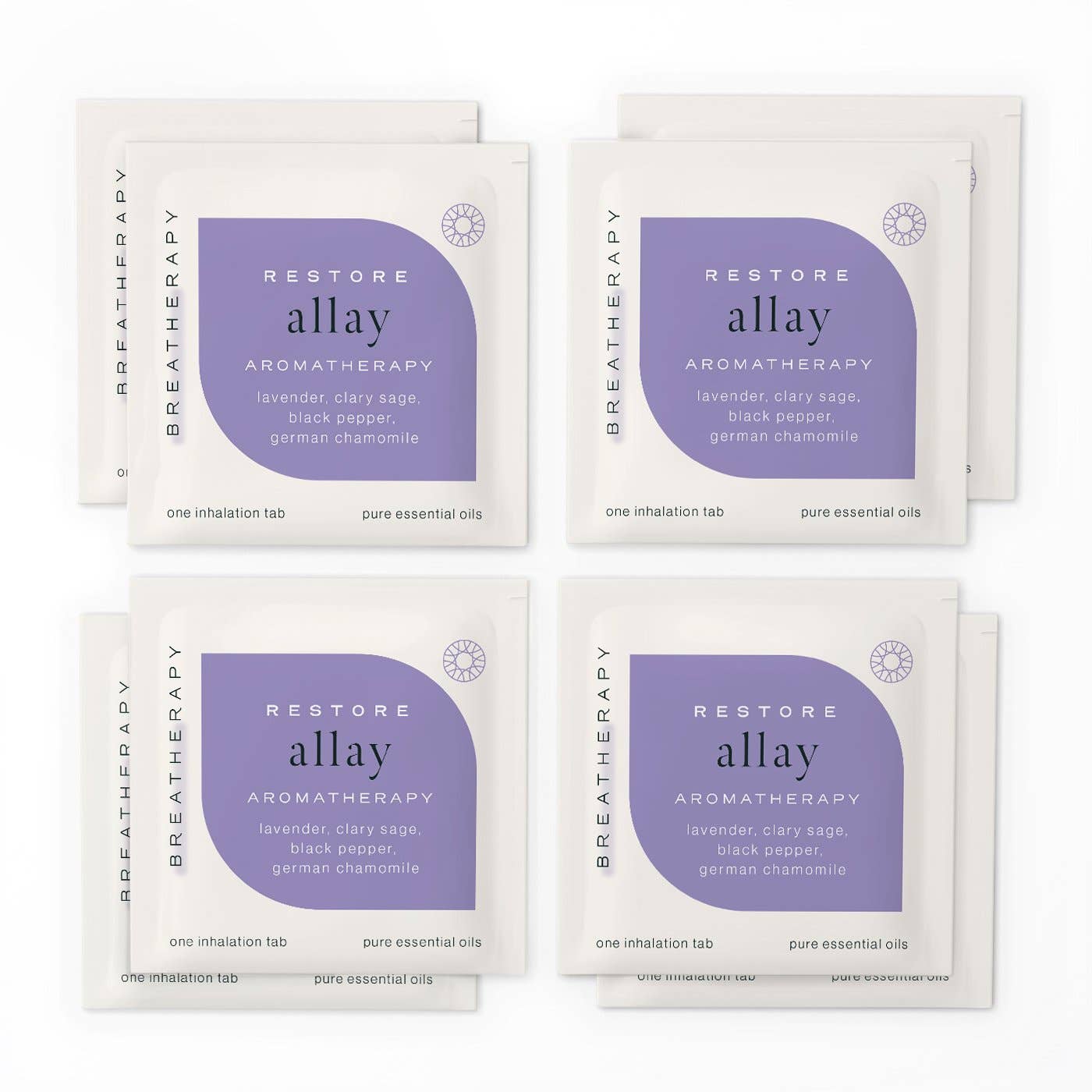 Breatherapy - Wholesale Aromatherapy Inhaler - RESTORE Aromatherapy Inhalation Patches Family1