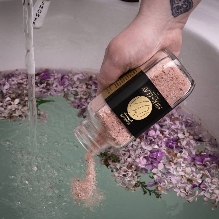 Seagrape Apothecary – wholesale Badsalt och skumbad – MJÖLK OCH LERA BAD BLÖT2