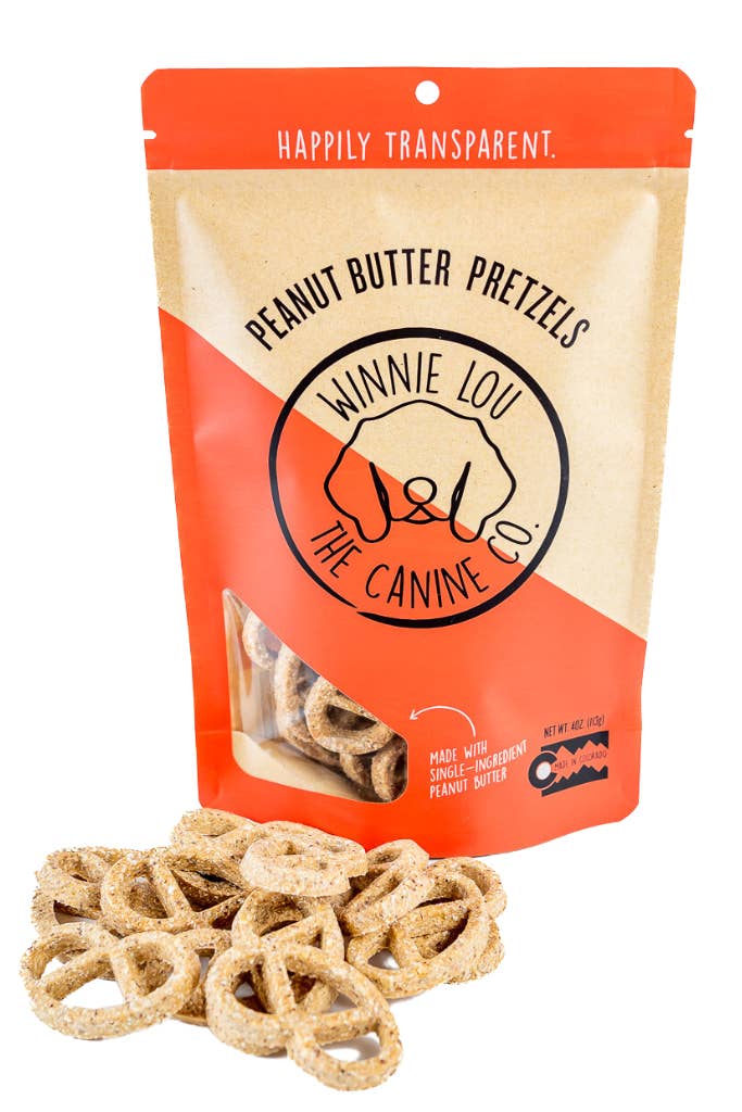Winnie Lou - Wholesale Pet Treats - Dog - Peanut Butter Pretzels