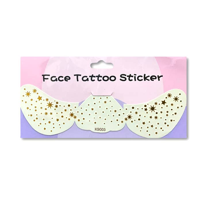 Gold Constellation Face Freckles (Each) for wholesale by Plush Appeal LLC