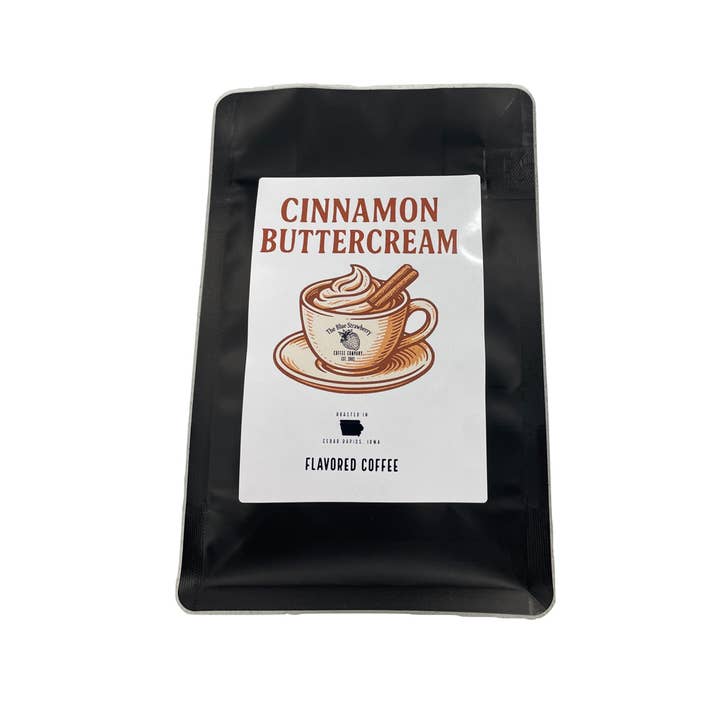 The Blue Strawberry Coffee Co - Wholesale Coffee Beans - Cinnamon Buttercream (Flavor Coffee)1