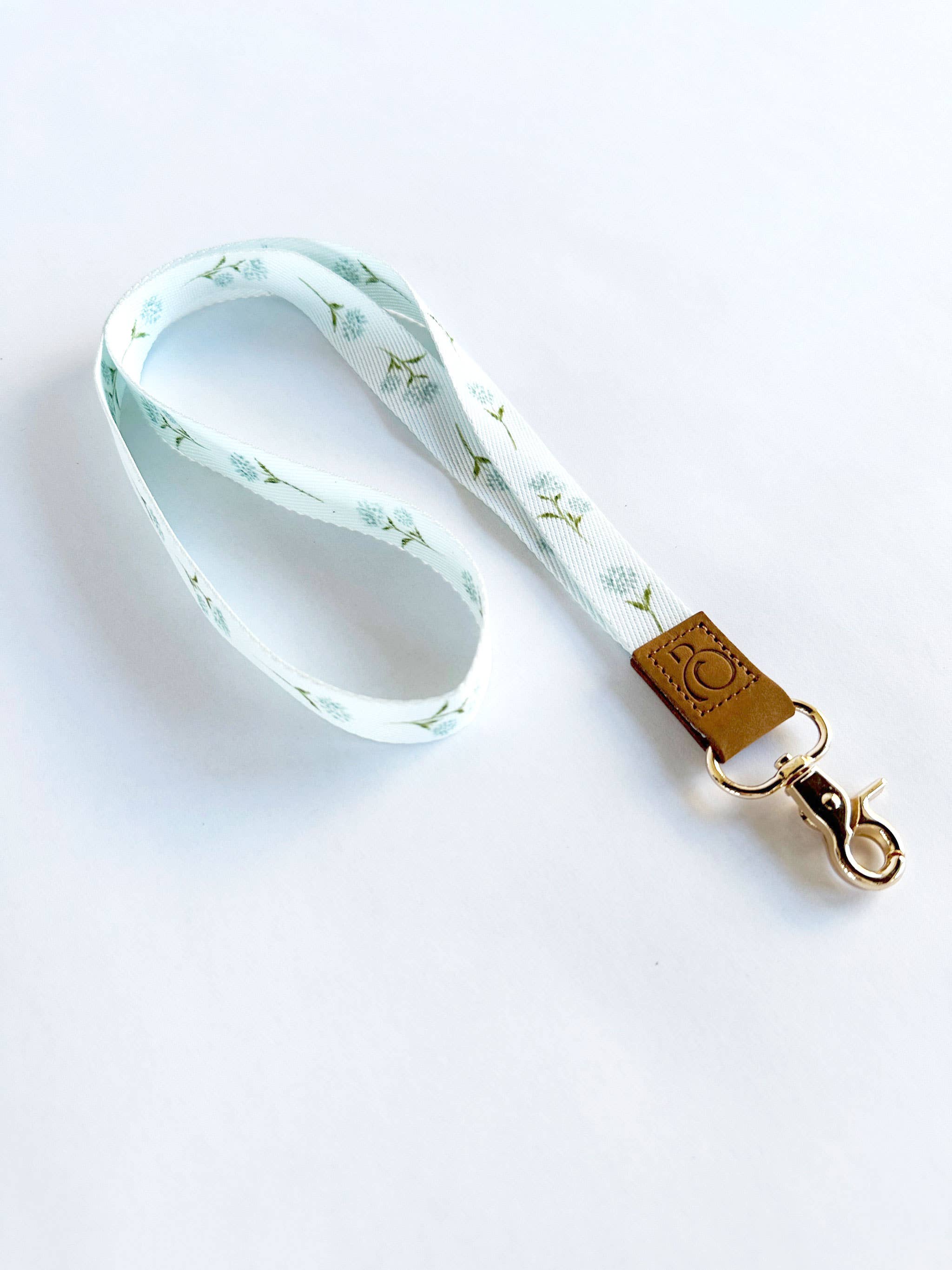 Beth Schneider Designs, LLC - Wholesale Lanyard - Women's - Neck Lanyard with Leather Embossed Closure and Gold Lobster Claw6