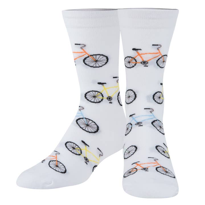 Crazy Socks - Mens Crew - Bicycles for wholesale by Crazy Socks