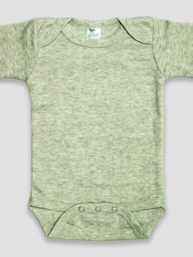 Laughing Giraffe Blank Melange Baby Bodysuit | wholesale for your store