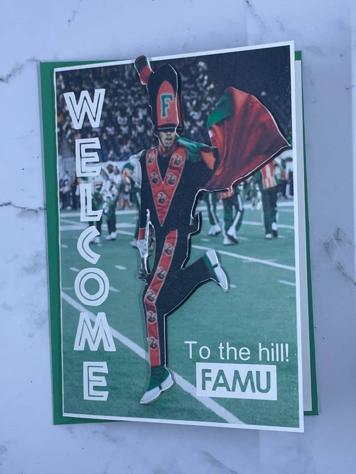 FAMU Welkom bij The Hill Card voor wholesale door D. Johnson & Co Greetings