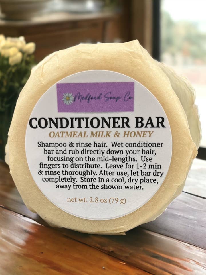 Barres après-shampooing pour la vente par Medford Soap Company