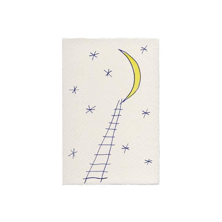 Moon & Stars Card for wholesale by Scribble & Daub