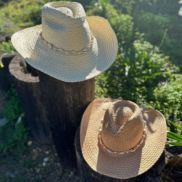 Queens INC - Wholesale Straw hat – women's - Hand woven straw cowboy cowboy hat 8