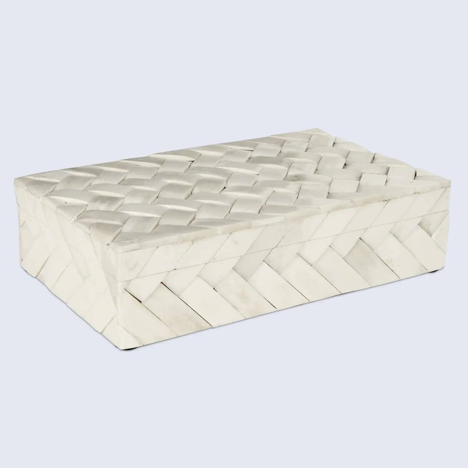 Muqeem & Brothers - Wholesale Decorative Box - Ivory Braid Bone Inlay Decorative Storage Box Design5