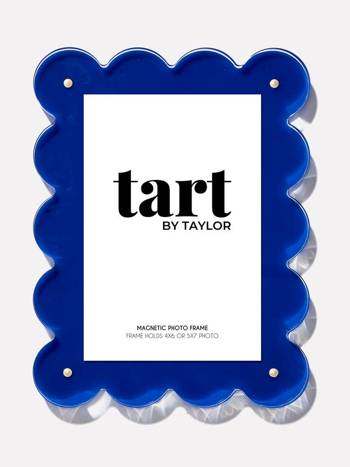 Royal Blue Acrylic Picture Frame for wholesale by Tart By Taylor