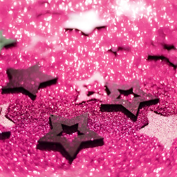 Fine Craft Glitter 1 LB Bottle - Fuchsia for wholesale on Faire