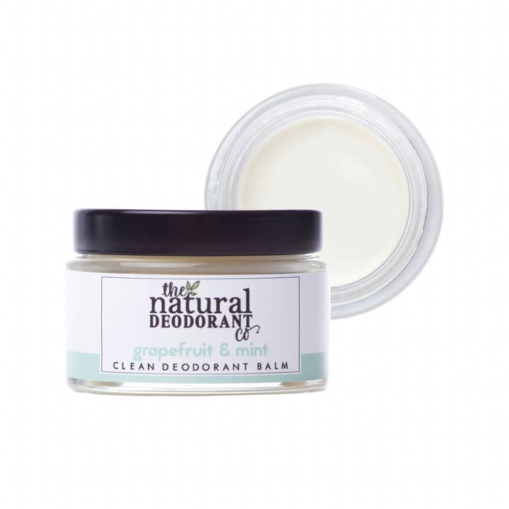 Clean Deodorant Balm Grapefruit + Mint 55g for wholesale by The Natural Deodorant Co.