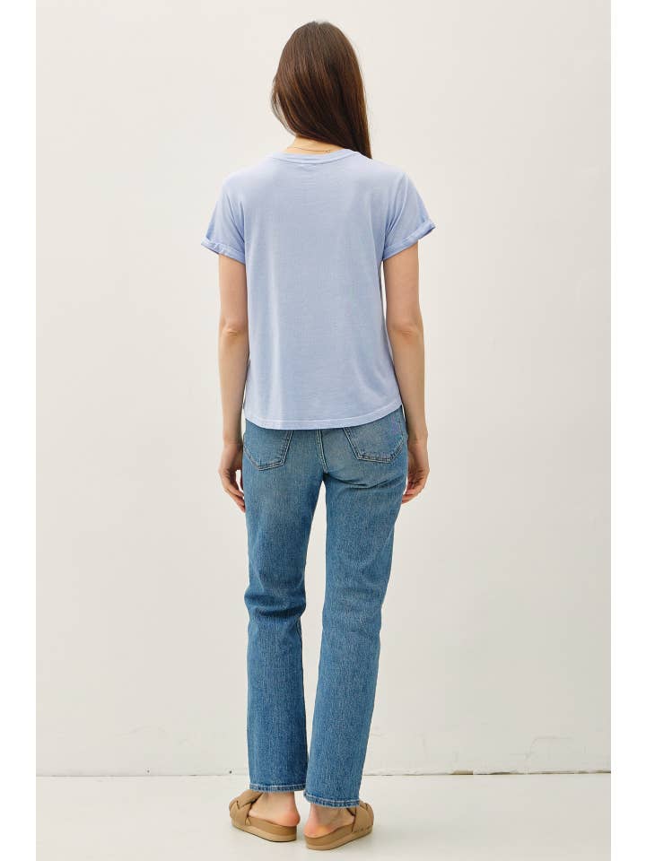 Be Cool - Wholesale T-Shirt - Women's - BOXY CUT TEE W/ ROLL SLEEVE3