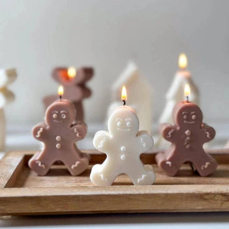 IrinisCandles - Venta al por mayor Velas de diseño llamativo - Vela de hombre de jengibre | Navidad2