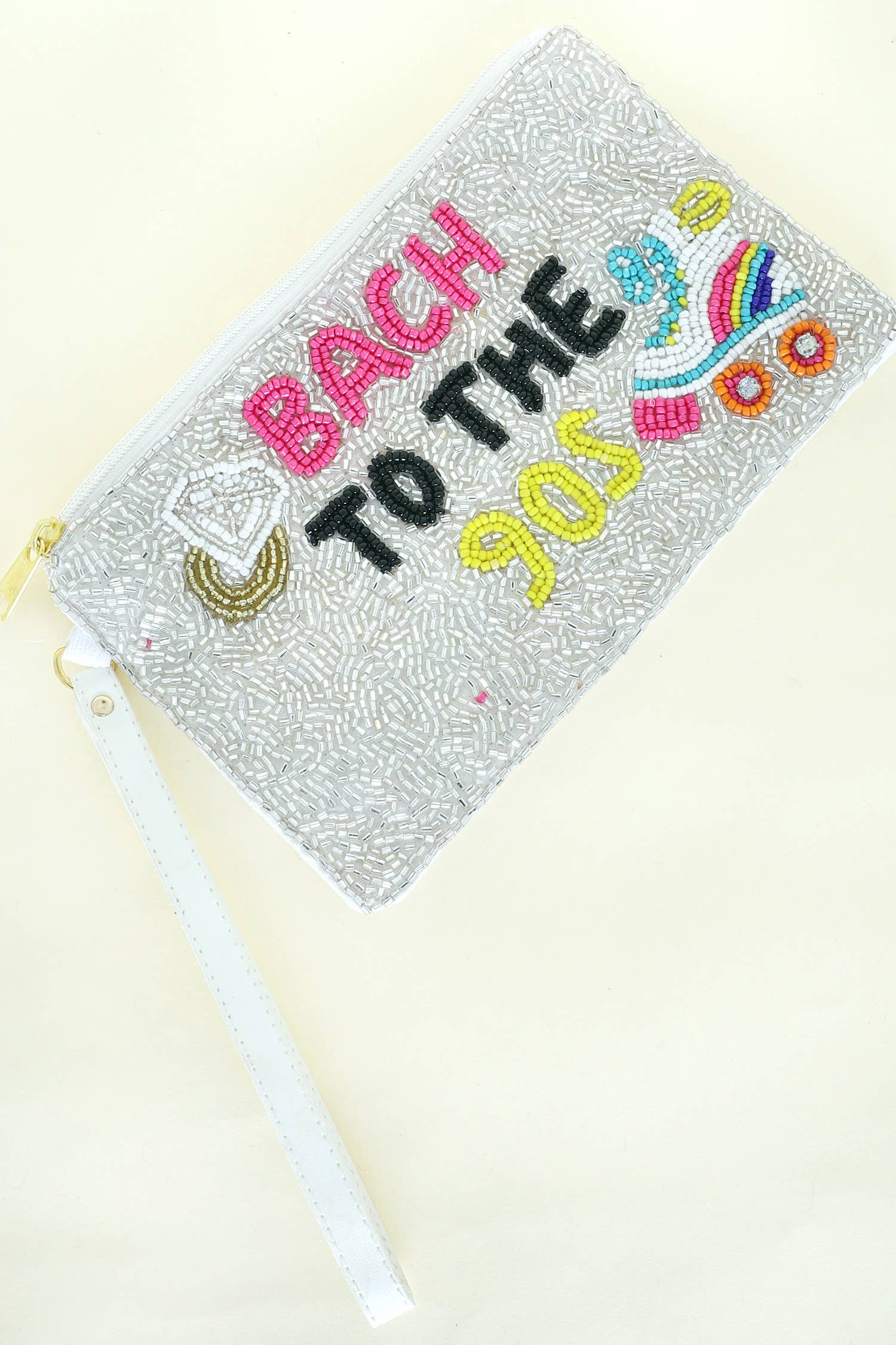SP Sophia Collection - Wholesale Coin Purse - Women's - Bach To The 90s Bachelorette Beaded Coin Purse w/ Wristlet0