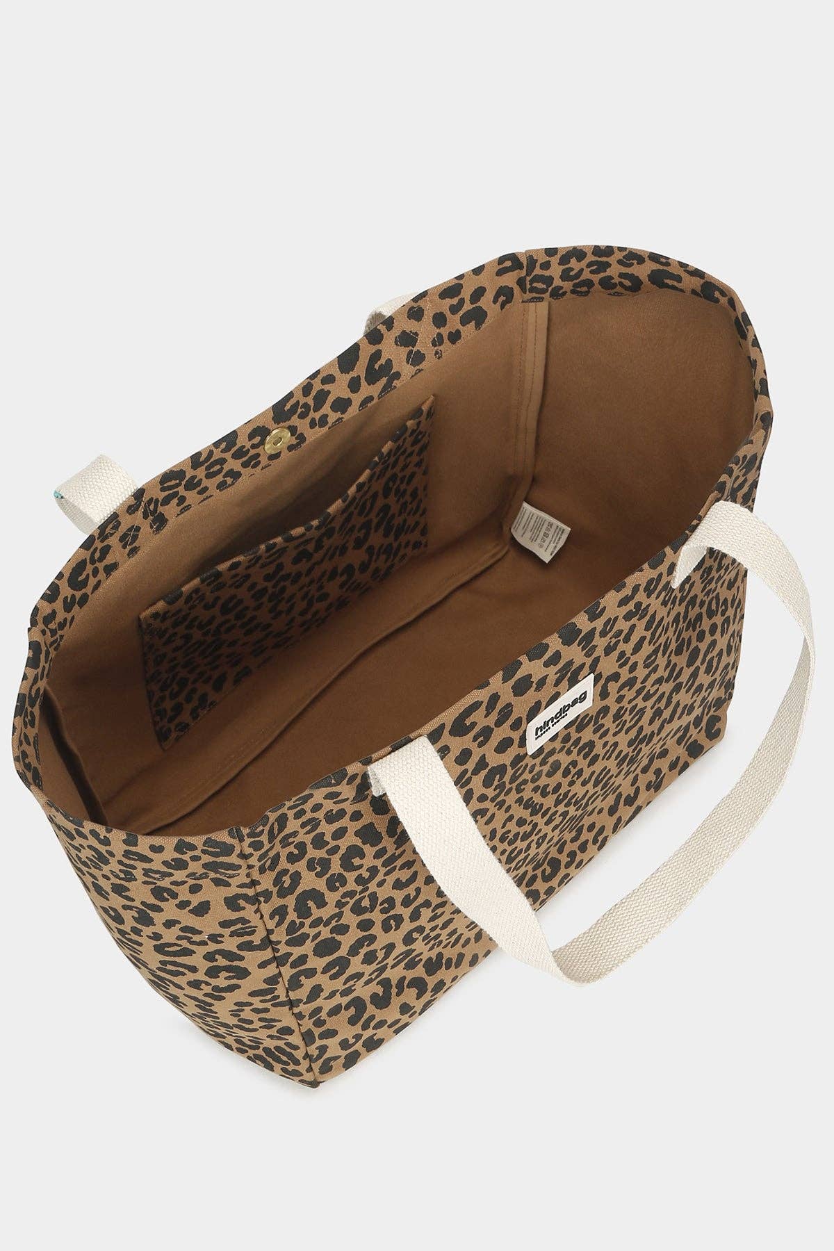 Hindbag - Wholesale Tote Bag - Women's - Claude Leopard Cinnamon Tote Bag4