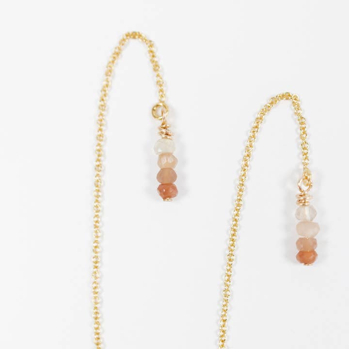 Mira Kauai - Wholesale Hangende/ronde oorbellen - Kettingrijger met oorbellen met meerdere stenen1