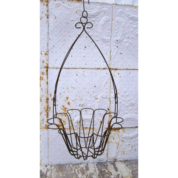 Garden Iron And More - Wholesale Hanging Planter - Scalloped Hanging Baskets Set of 3