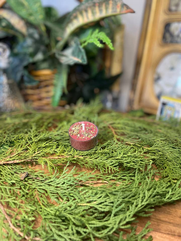 Power Intention Tea Light for wholesale by Wholesomeology