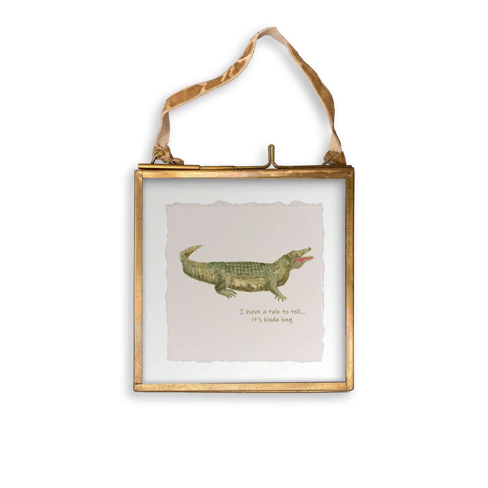 French Graffiti - Wholesale Tea Towel - Tale to Tell Alligator12