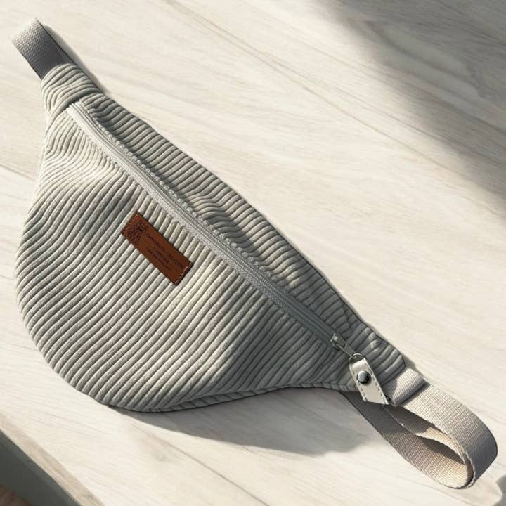 Riñonera, "Pana" cruda para venta al por mayor de Emmanuel Création