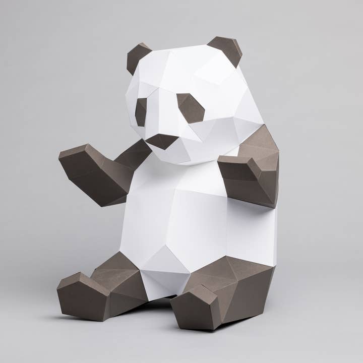Sofs Designs - Wholesale DIY Craft Kit - DIY Panda 3D LUX paper origami model Kit