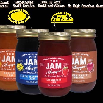 L and L Specialty Foods/J&D's Brand - Wholesale Jam/Jelly - Jam Shoppe Jam-Strawberry Rhubarb