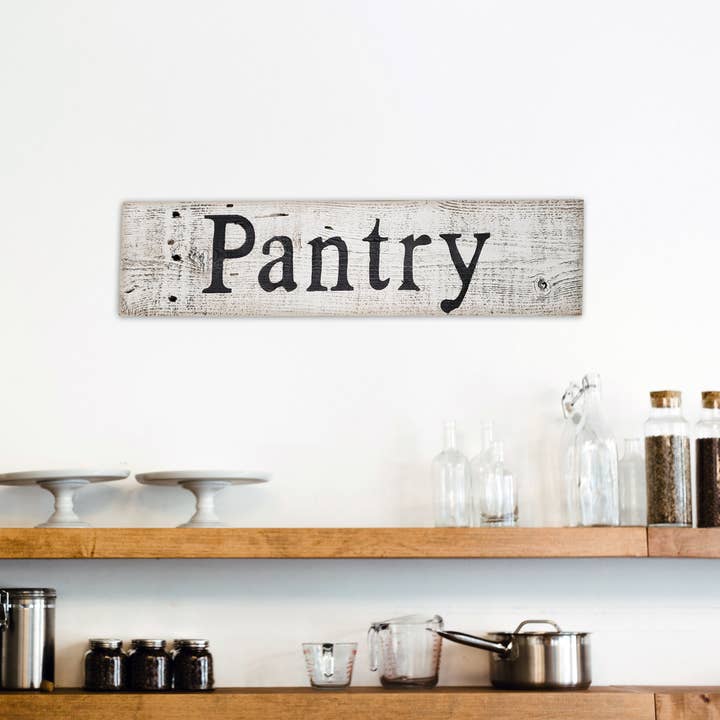 Pantry Sign - Rustic Farmhouse Decor Sign for wholesale by Rockin'Wood