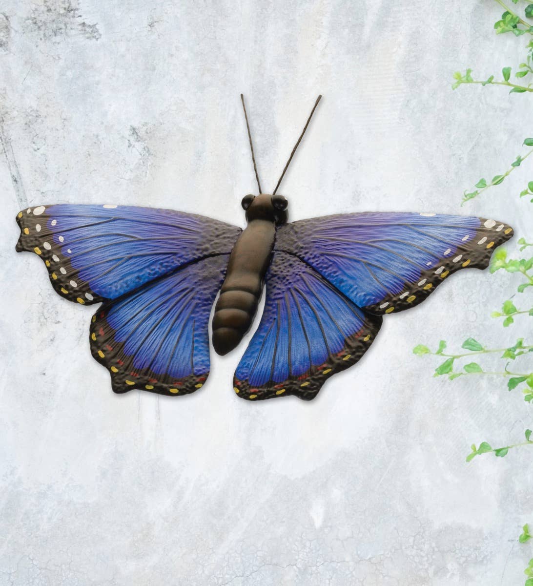 Regal Art & Gift - Wholesale Garden/Lawn Stake - Butterfly Stake 46" - Blue Morpho3